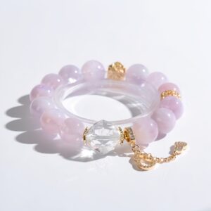 methyst × Clear Quartz Healing Bracelet